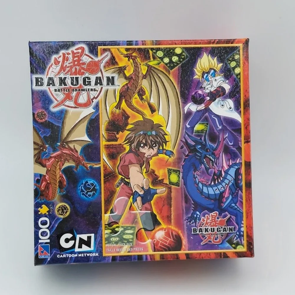 Bakugan Battle Brawlers 100‎ Piece Puzzle Sure-Lox 2008 Dan Kuso Drago 16x11in